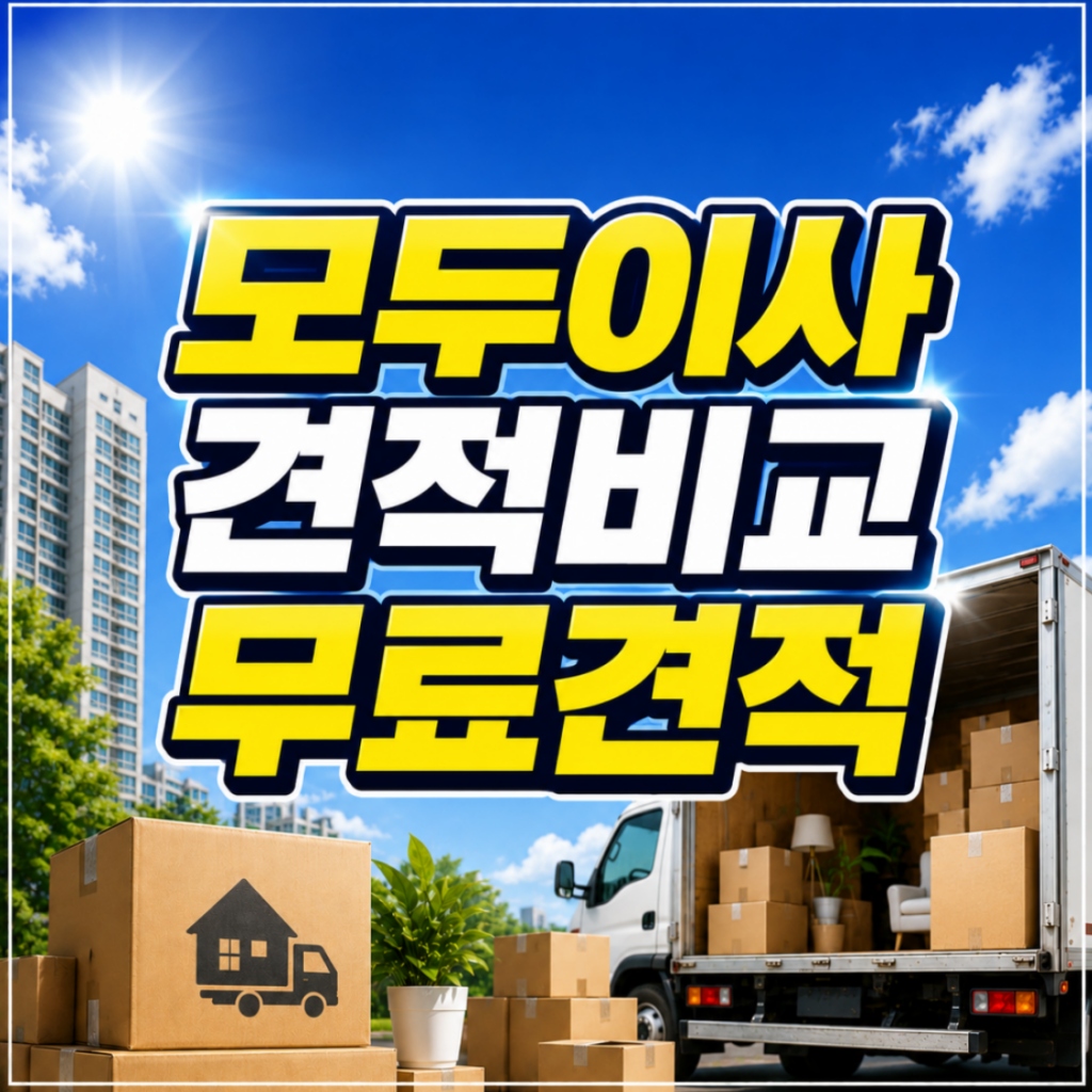모두이사 아파트 주택 포장이사 트럭 무료 방문견적